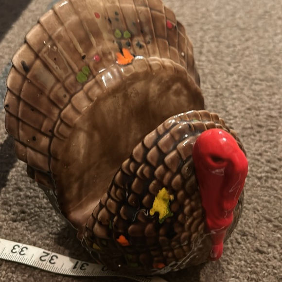 Vintage Ceramic Turkey 🦃 Napkin Holder - Picture 1 of 8